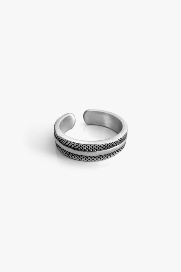 Brushed Open Ring