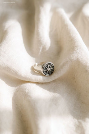 Compass Open Ring