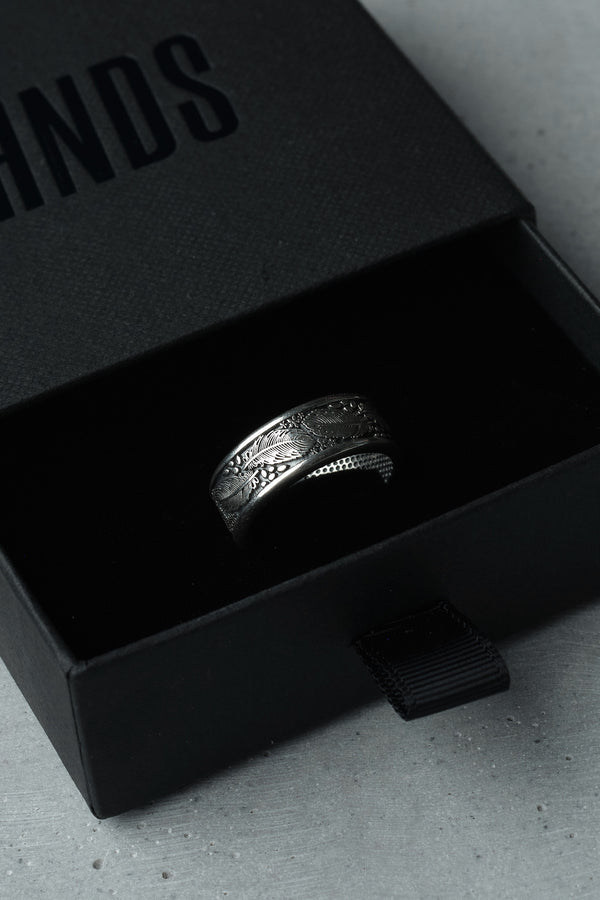 Feather Open Ring