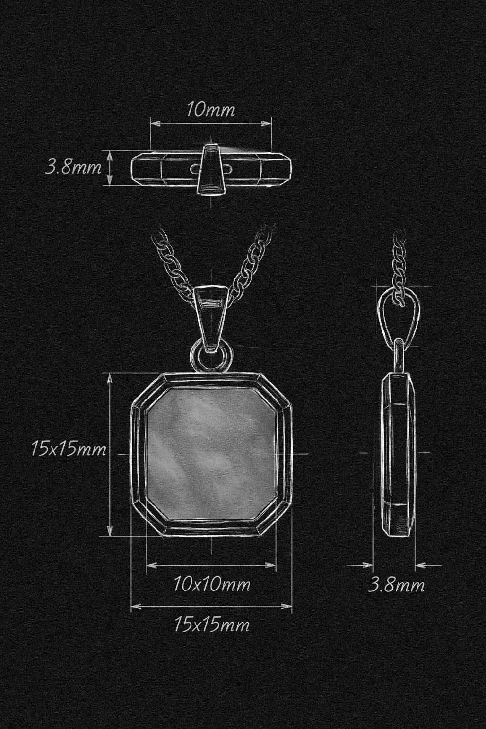 The Forge Necklace Black